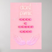 冷たい薬を飲む ポスター (正面)