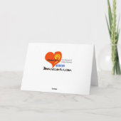 冷たい足ロマンチックなバレンタインデーのカード カード (裏面)