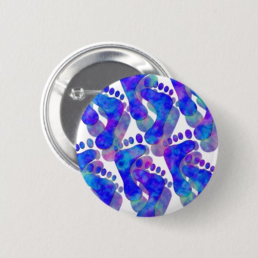 冷たい足 缶バッジ (正面&裏面)