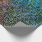 冷たい金属の花の曼荼羅 ラッピングペーパー (角)