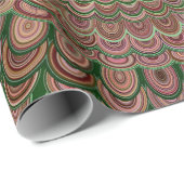 冷たい金属の花の曼荼羅 ラッピングペーパー (ロールコーナー)