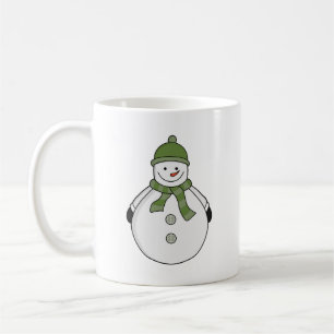 冷たい雪だるま コーヒーマグカップ