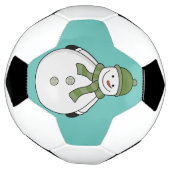 冷たい雪だるま サッカーボール (回転)