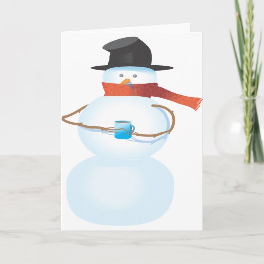 冷たい雪だるま シーズンカード (正面)