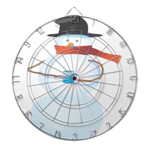 冷たい雪だるま ダーツボード (正面)