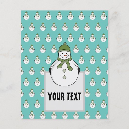 冷たい雪だるま チラシ (正面)