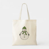 冷たい雪だるま トートバッグ (裏面)