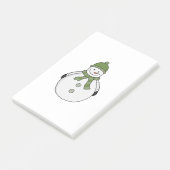 冷たい雪だるま ポストイット (アングル)