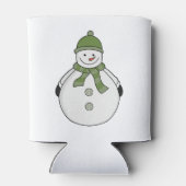 冷たい雪だるま 缶クーラー (裏面)