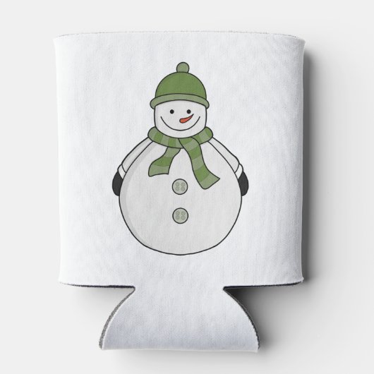 冷たい雪だるま 缶クーラー (裏面)