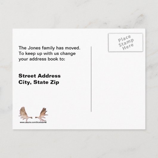 冷たい青い海 案内ポストカード (裏面)