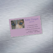 冷たい青い犬の目 マグネット名刺 (インサイチュ)