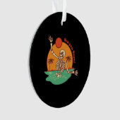 冷たい靴を履きながら浮いているスケルトン オーナメント (正面)