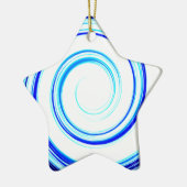 冷たい風 セラミックオーナメント (左)