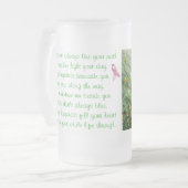 冷たい飲み物のマグ フロストグラスビールジョッキ (正面左)