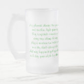 冷たい飲み物のマグ フロストグラスビールジョッキ (左)