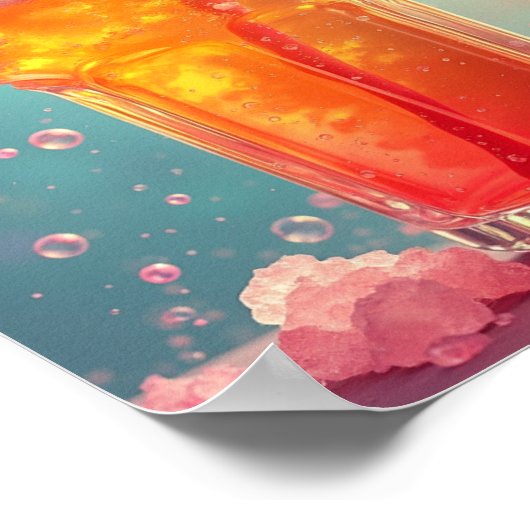 冷たい飲み物 ポスター (角)