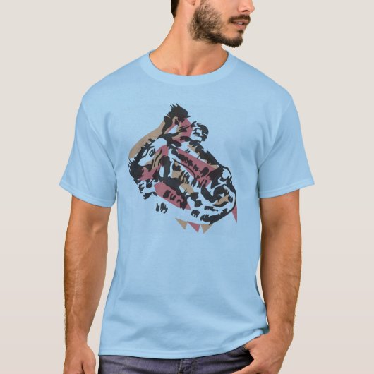冷たい黄銅Xの北極猿 Tシャツ (正面)