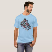 冷たい黄銅Xの北極猿 Tシャツ (正面フル)