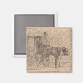 冷たい黒い美しい マグネット (正面/裏面)