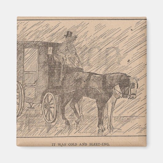 冷たい黒い美しい マグネット (正面)