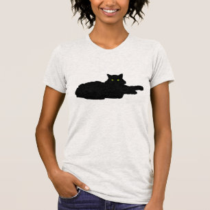 冷たい黒猫 Tシャツ