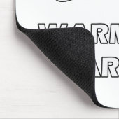 冷たい鼻、暖かいハート マウスパッド (コーナー)