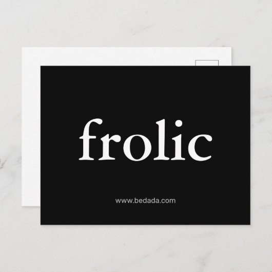 冷たい ポストカード (正面/裏面)