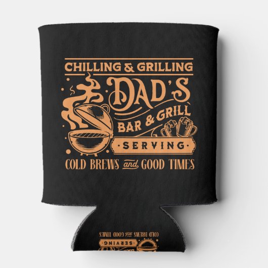 冷たく焼けるパパのバーとグリル 缶クーラー (裏面)