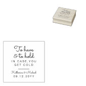 冷たく頼まれたら持ち堪える ラバースタンプ (押印)