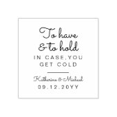 冷たく頼まれたら持ち堪える ラバースタンプ (インプリント)