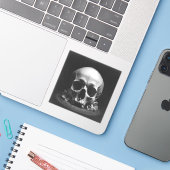 💀冷やしてお出しします — バロック美術 シール (ノートパソコンとiPhone)