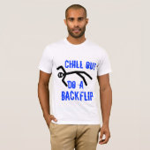 冷やして下さい、backflipをして下さい tシャツ (正面フル)