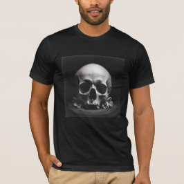 💀冷やして供される — バロック スカル アート Tシャツ