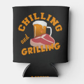 冷やしとグリルのカスタムモノグラム缶クーラー 缶クーラー (正面)