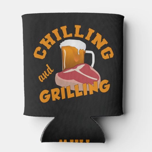 冷やしとグリルのカスタムモノグラム缶クーラー 缶クーラー (裏面)