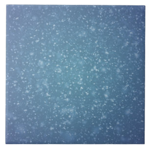 冷ややかで青いグリッターの雪の質 タイル