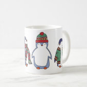 冷ややかなペンギンのマグ コーヒーマグカップ (正面右)