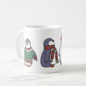 冷ややかなペンギンのマグ コーヒーマグカップ (正面左)