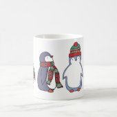 冷ややかなペンギンのマグ コーヒーマグカップ (中央)
