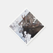 冷ややかなムース スタンダードカクテルナプキン (角)