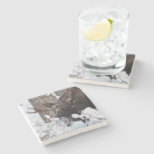 冷ややかなムース ストーンコースター (横)