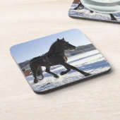 冷ややかな景色の馬の訓練、 コースター (左側)