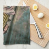 冷カッコいい凍アイスクリーム キッチンタオル (四つ折り)