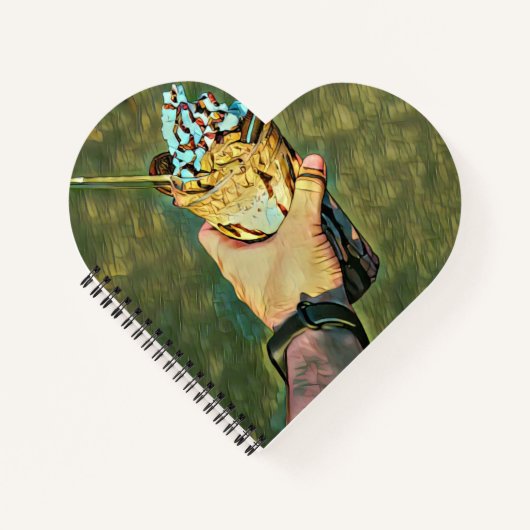 冷カッコいい凍アイスクリーム ノートブック (正面)