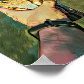 冷カッコいい凍アイスクリーム ポスター (角)