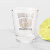 冷パーソナライズされたビールオークバレル醸造所 ショットグラス (裏面)