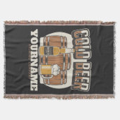 冷パーソナライズされたビールオークバレル醸造所 スローブランケット (正面)