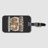 冷パーソナライズされたビールオークバレル醸造所 ラゲッジタグ (正面横)