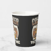 冷パーソナライズされたビールオークバレル醸造所 紙コップ (左)